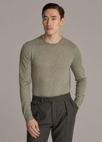 Men's Ralph Lauren Cashmere Crewneck Sweater | 423976SIA